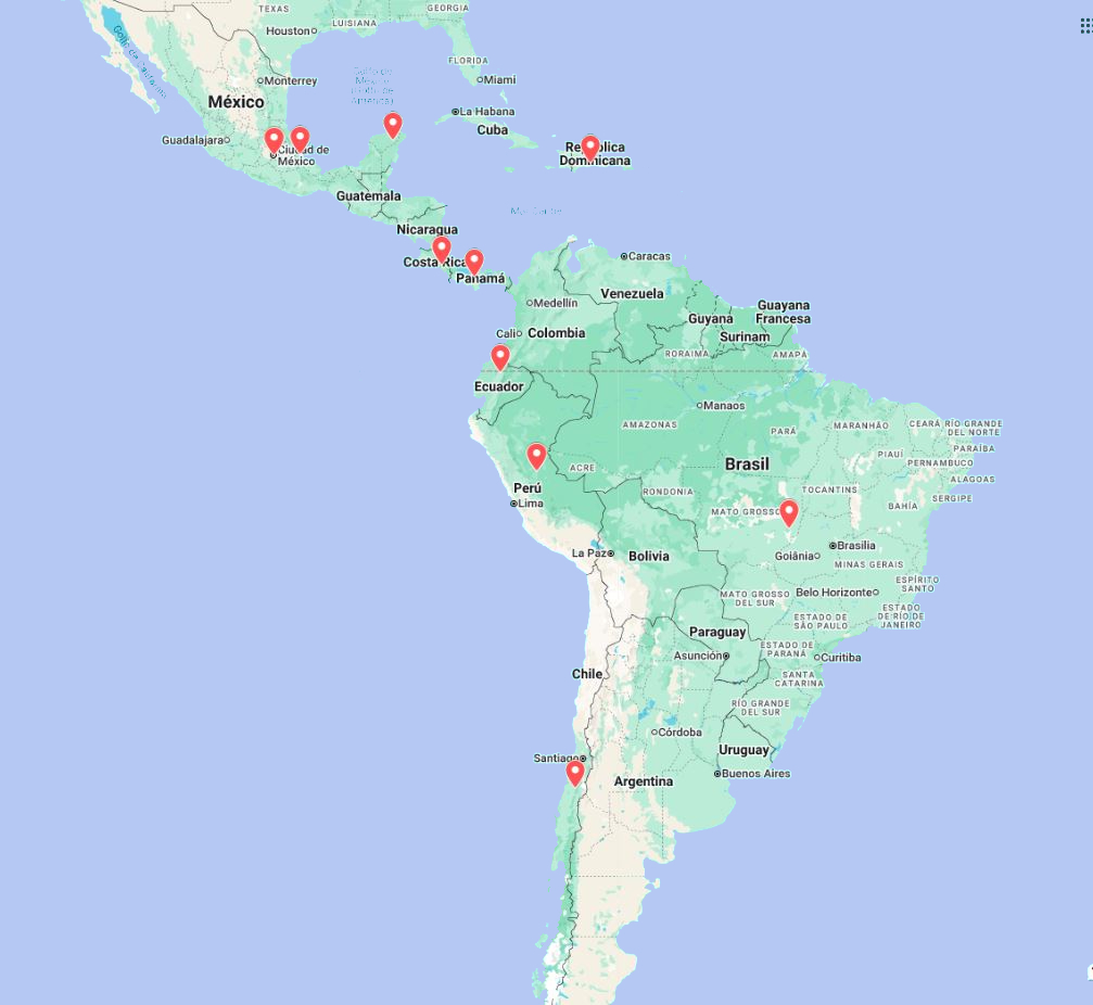 Presencia en otros países Presencia en otros países